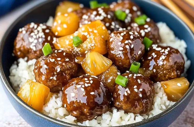 slow cooker teriyaki meatballs with pineapple slow cooker teriyaki meatballs with pineapple