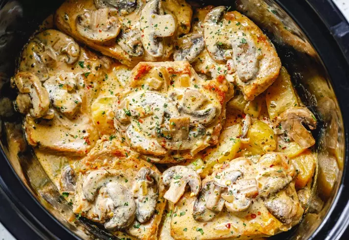 crock pot pork chops and dressing crock pot pork chops and dressing
