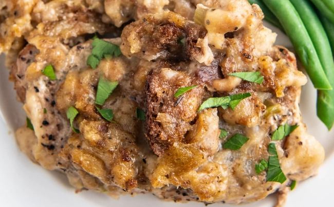slow cooker pork chop dressing slow cooker pork chop dressing