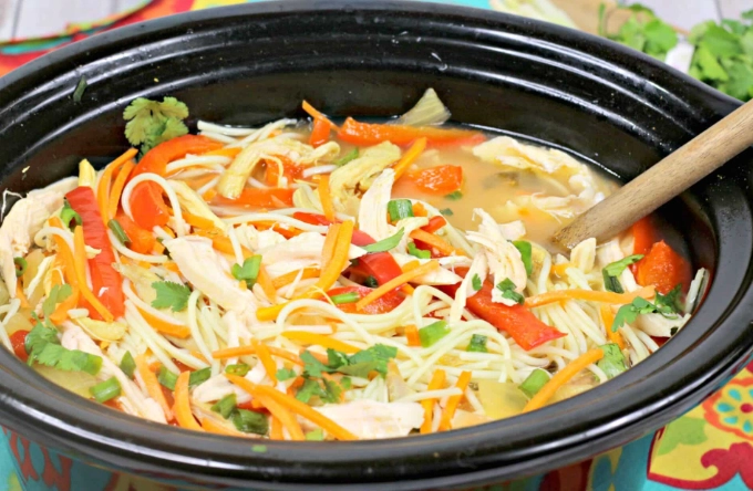 easy slow cooker chicken noodle soup easy slow cooker chicken noodle soup