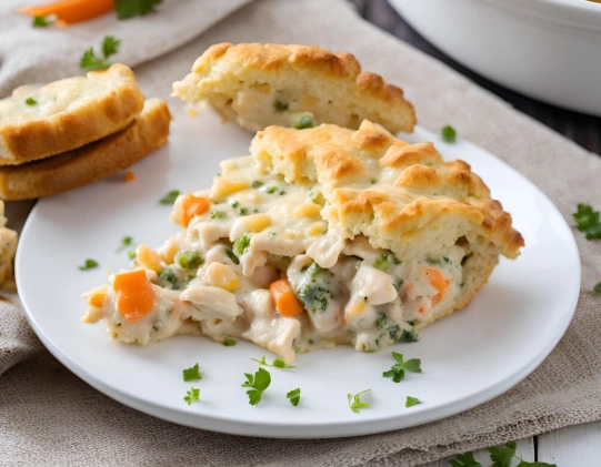 chicken pot pie with biscuits chicken pot pie with biscuits