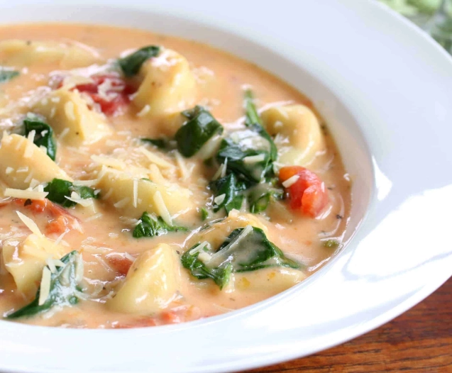 creamy tortellini soup recipe creamy tortellini soup recipe