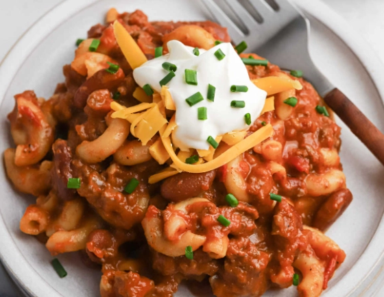 slow cooker chili mac slow cooker chili mac