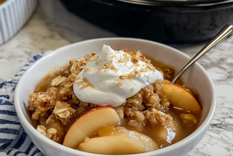 slow cooker apple crisp slow cooker apple crisp