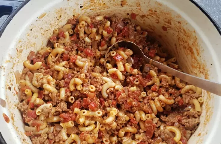 Hungarian goulash American chili mac Hungarian goulash American chili mac