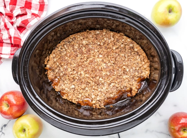 simple crock pot apple crisp
