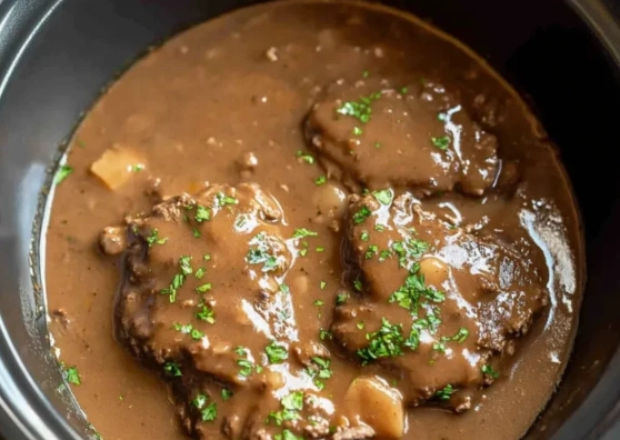 cube steak in slow cooker cube steak in slow cooker