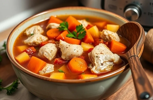 easy crockpot chicken stew recipe easy crockpot chicken stew recipe