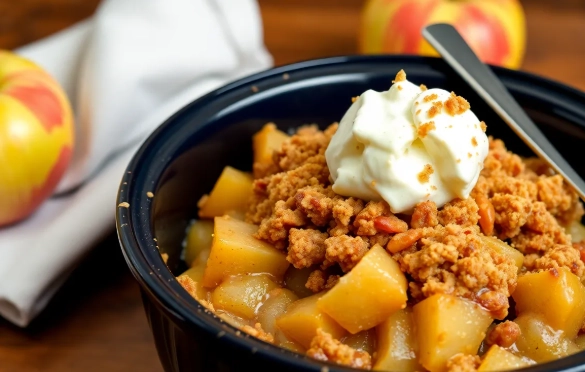 slow cooker apple crisp slow cooker apple crisp