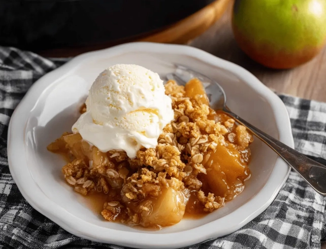 crockpot apple crisp 3 ingredients crockpot apple crisp 3 ingredients