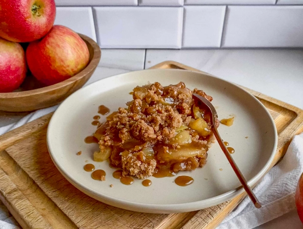 apple crumble without oats apple crumble without oats