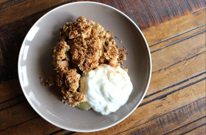 easy apple crumble easy apple crumble