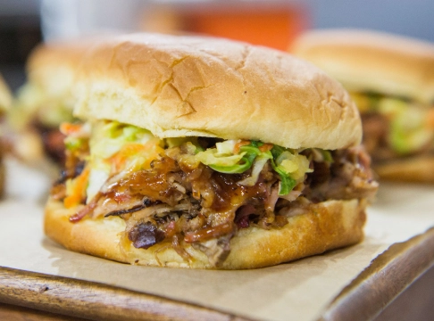 smoker pulled pork