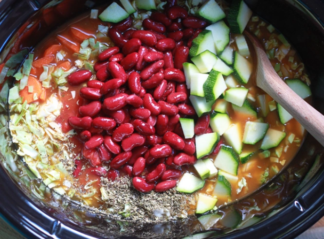 vegetarian slow cooker pasta vegetarian slow cooker pasta