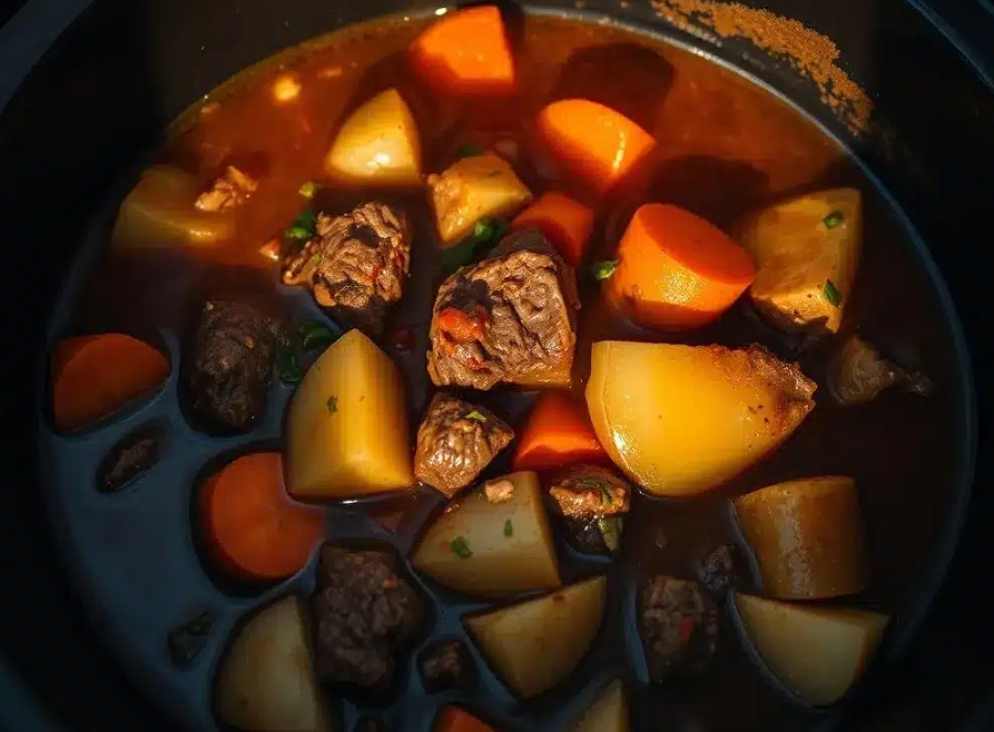 easy slow cooker beef stew