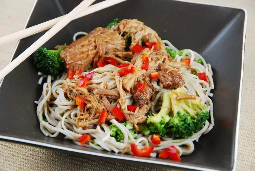 dry noodles in slow cooker