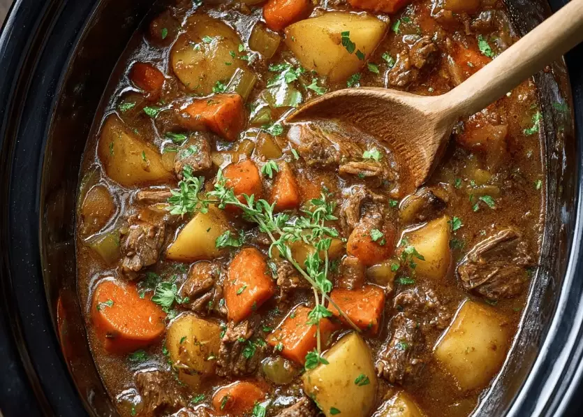 slow cooker beef stew recipe