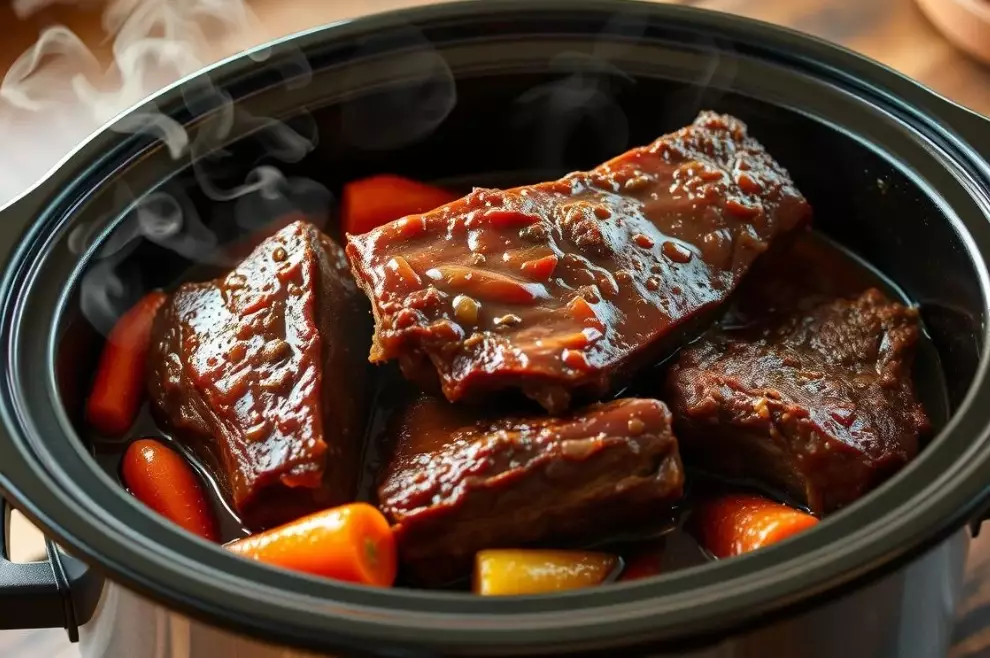 slow cooker rib eye steak