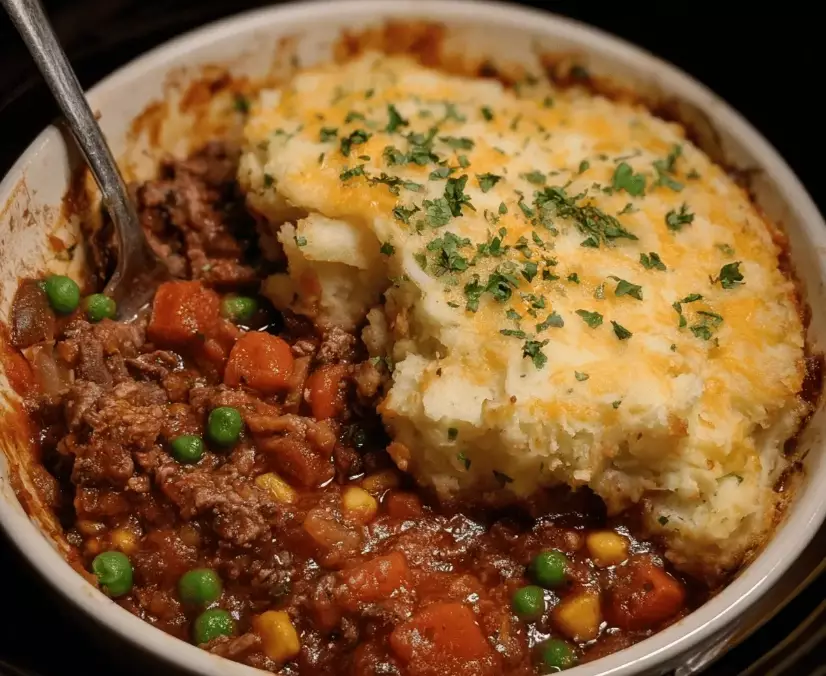 ground beef shepherd's pie