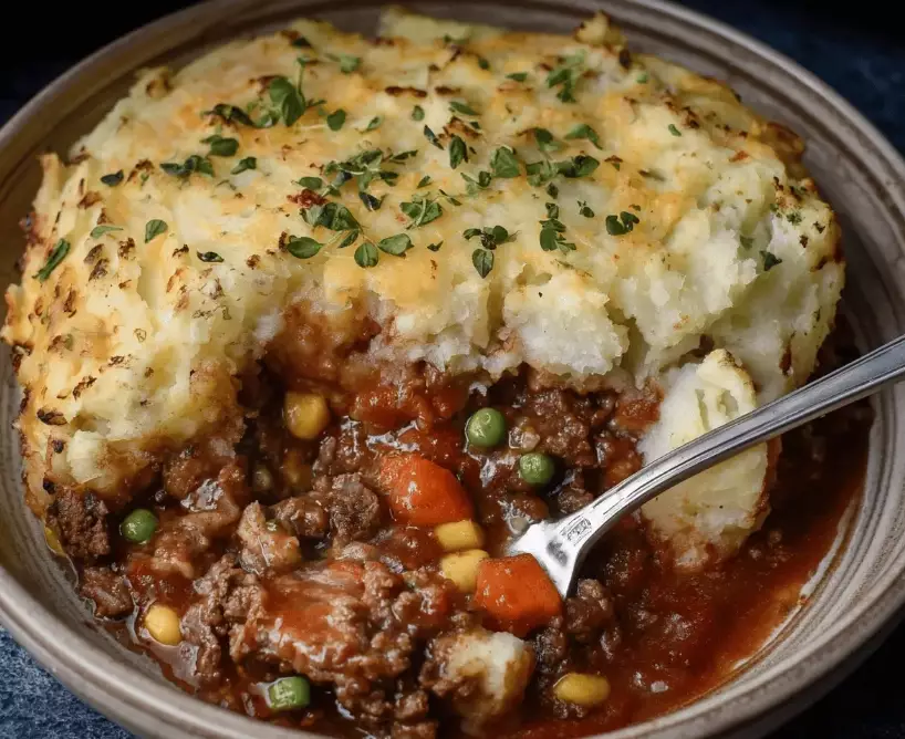 ground beef shepherd's pie