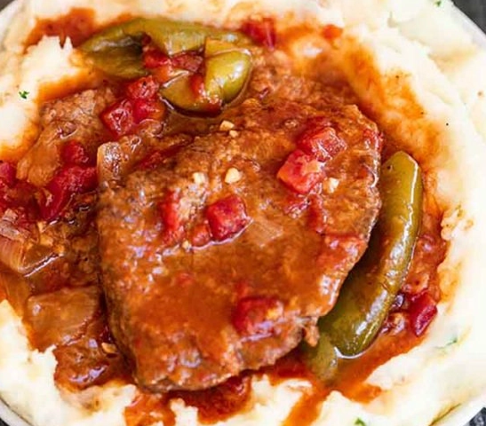 Swiss steak crock pot