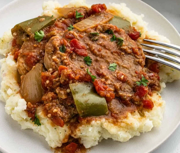 slow cooker Swiss steak