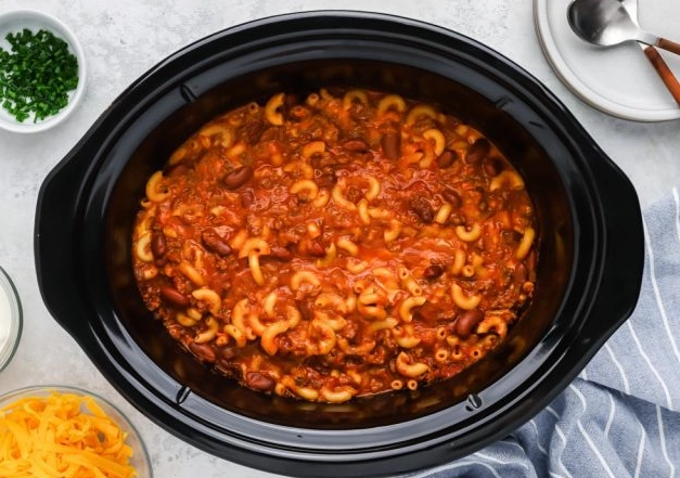 slow cooker pasta