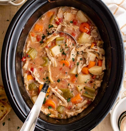 slow cooker chicken stew recipe