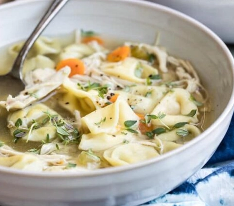 creamy chicken tortellini soup