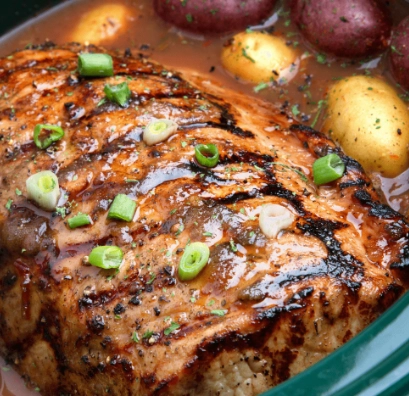cooking ribeye steak in a slow cooker