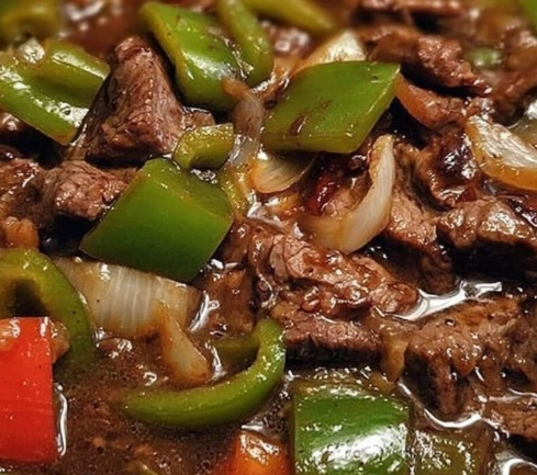 slow cooker pepper steak slow cooker pepper steak