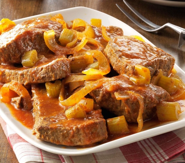 slow cooker swiss steak recipe